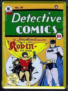 Detective Comics Issue #38 Batman Robin New Comic Book Cover Tin Metal 