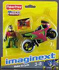 IMAGINEXT DC SUPER FRIENDS BATMAN ROBIN with MOTORCYCLE​