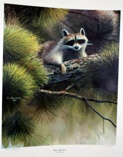 Raccoon Print Limited edition Ron Holyfield LE S/N  