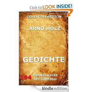 Gedichte (Kommentierte Gold Collection) (German Edition) Arno Holz 