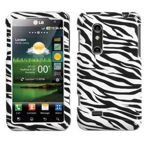 For LG Thrill 4G P920/P925 (AT&T) Zebra Skin Phone Protector Cover 
