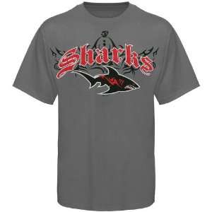  Jacksonville Sharks Charcoal Hoffman T shirt Sports 