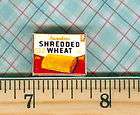 Dollhouse Size VINTAGE Shredded Wheat Box 1