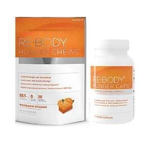 ReBody Hunger Chews 30 Count & Rebody Hunger Caps 60 Capsules With 