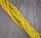 Yellow Chalcedony 8mm 16 Round Bea