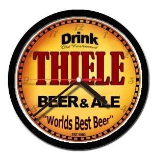  THIELE beer and ale cerveza wall clock 