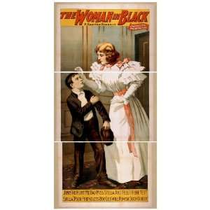  Poster The woman in black by H. Grattan Donnelly. 1896 