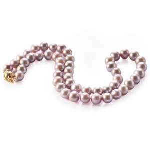  The Lovers Pearls Lavender 7 8mm A+ Freshwater 16 Inch 