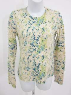 MAG MAGASCHONI Ivory Splatter Print Sweater Top Sz XS  