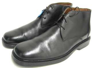 Johnston & Murphy Mens Shoes Black Leather Ashmont Plain Toe Dress 