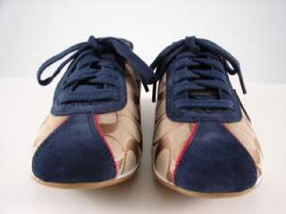 108 Coach Womens Size 6.5 M Devin Signature Suede Sneakers #48 