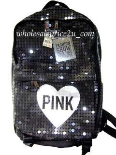VICTORIAS SECRET PINK® 2011 FASHION SHOW EXCL BLING SEQUINS BACKPACK 