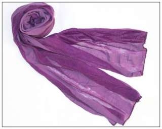   popular Women Girl long Soft Scarf Shawl Neckerchief Purple  
