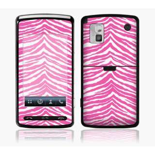 LG VU CU920 Skin Decal Sticker   Pink Zebra~
