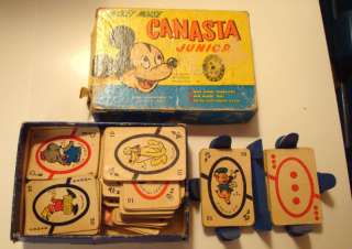 1950s Mickey Mouse Canasta Jr. Game in Original Box  