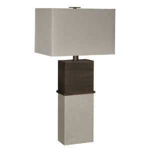    ASL 2092 Tuscany 1 Light Table Lamps in Dark Bronze And White Wash