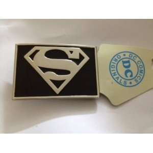 com Official Licensed Dc Comic Superman S Logo in Square Shape Black 