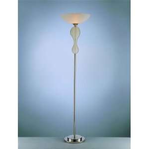  Slices Acrylic Font Torchiere Style Floor Lamp