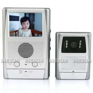 Video Door phone Intercom Sharp CMOS Camera+ 4 Monitor  