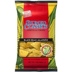 Black Bean Jalapeno   7oz X 15 Bags Grocery & Gourmet Food