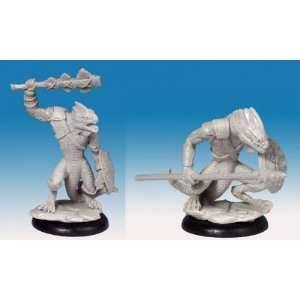   ShadowSea   Miniatures Ridgeback Lizardman Warriors (2) Toys & Games