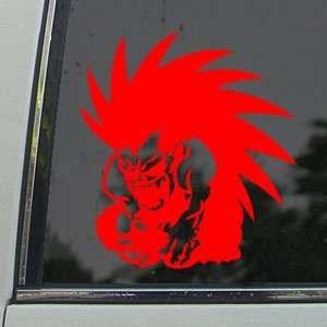  Street Fighter 4 Red Decal Blanka Xbox 360 PS3 Car Red 