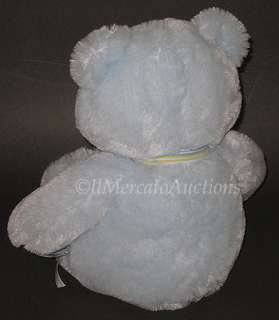 RUSS MY FIRST TEDDY Plush Blue Bear Baby Toy 15 Lovey  
