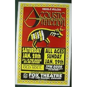  Acoustic Junction Fox Boulder Concert Poster 1995