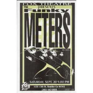  Meters Fox Boulder Concert Poster 1997