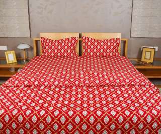 4P Double Bed in bag Quilt Bedspread Indian Bedding Set  
