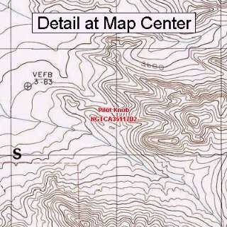  USGS Topographic Quadrangle Map   Pilot Knob, California 