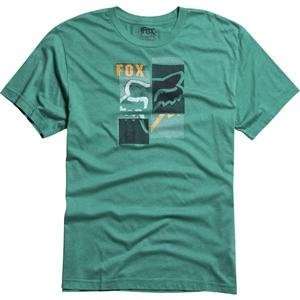  Fox Racing Blocker Heather T Shirt   X Large/Emerald 