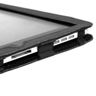 Black iPad 1 Rubberized Cover Case 091037006448  