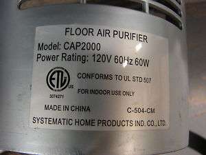 CAP2000 Air Cleaner Part  3 RPM Motor AM 03 Oscillation  