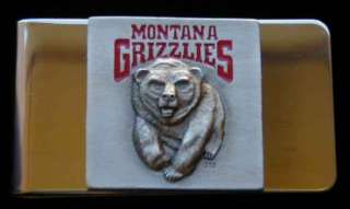 MONTANA GRIZZLIES MONEY CLIP. Best looking NCAA money clips available