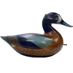  Blue Wing Teal Duck Decoy Sculpture