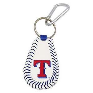 Texas Rangers Classic Baseball Keychain 