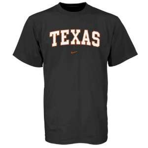  Nike Texas Longhorns Black College Classic T shirt Sports 