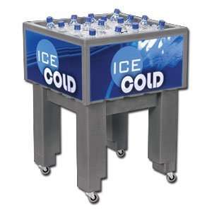  Gray Mini Texas Icer 5015 Insulated Ice Bin / Merchandiser 