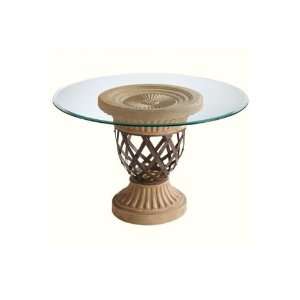  Stratford Table 48dx30h Glass Top Furniture & Decor