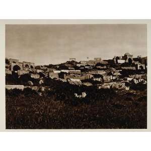 1924 Tetuan Tetouan Old Cemetery Morocco Photogravure   Original 
