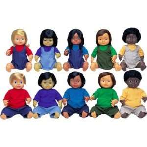    Constructives Multi Ethnic Dolls   Set of 10 Toys & Games