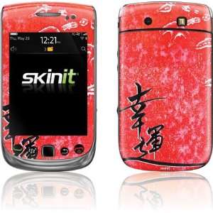  Bamboo, red good luck skin for BlackBerry Torch 9800 