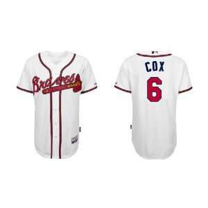  Atlanta Braves #6 Bobby Cox White 2011 MLB Authentic 