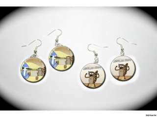 Regular Show Mordecai and Rigby set B 2 pairs of charm EARRINGS  
