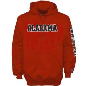  Champion Alabama Crimson Tide Heritage Crimson Hoody Sweatshirt 