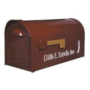  Classic Curbside Mailbox Finish White Patio, Lawn 