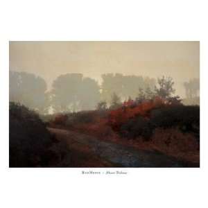  Marcus Bohne   Red Hedge Canvas