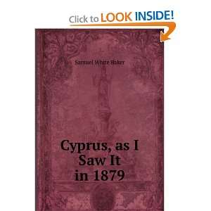 cyprus as i saw it in 1879 and over one