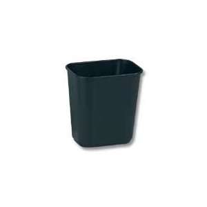 Durable Polyethylene Wastebasket, 3 1/4 Gallons (12.3L), Black  